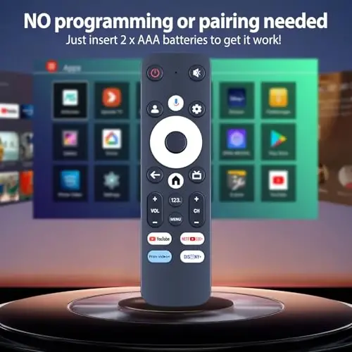 Replacement Voice Remote Control for EKO Google TV GTV-RC-AU | Compatible models K320UGT K400UGT K550UGT | Simple to Set up, Full Function Replacement - 5