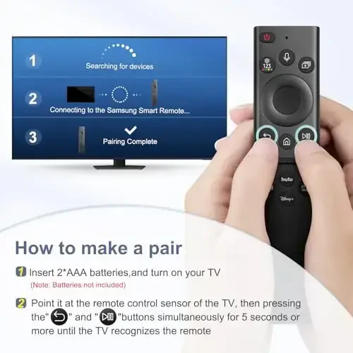 Replacement Voice Remote for Samsung-Smart-TV-Remote for All Samsung Frame UHD OLED QNED Series TVs with Voice Function - 5