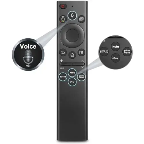 Replacement Voice Remote for Samsung-Smart-TV-Remote for All Samsung Frame UHD OLED QNED Series TVs with Voice Function - LOUTOC