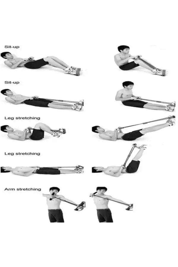 Resistance Band Exercise Equipment with Pull-Up Bar - 2