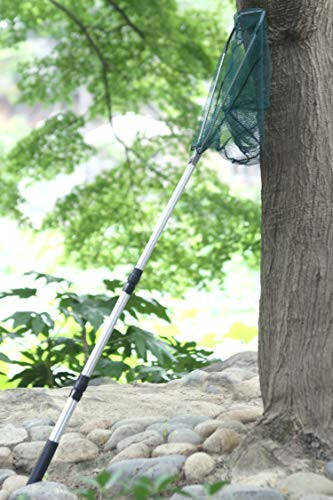 RESTCLOUD Fishing Landing Net with Telescoping Pole Handle, Fishing net Freshwater for Kids Men Women, Extend to 40-63 Inches - 4