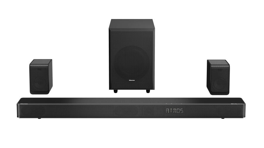 Restored Hisense AX Series 5.1.2 Ch 420W Soundbar with Wireless Subwoofer, Wireless Rear Speakers, and Dolby Atmos (AX5120G, 2023 Model) (Refurbished) - 12