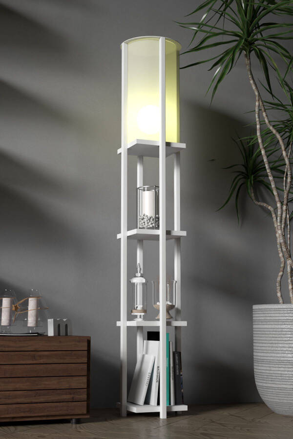 Retodesign Star White Shelf Floor Lamp 4002 - 3