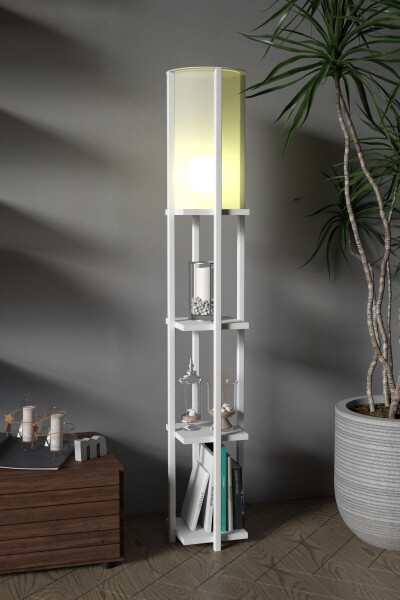 Retodesign Star White Shelf Floor Lamp 4002 - 6