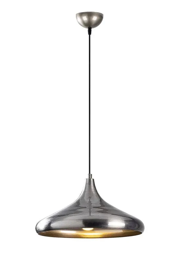Retro Rustic Model Modern Metal Single Chrome Pendant Light Cafe - 4