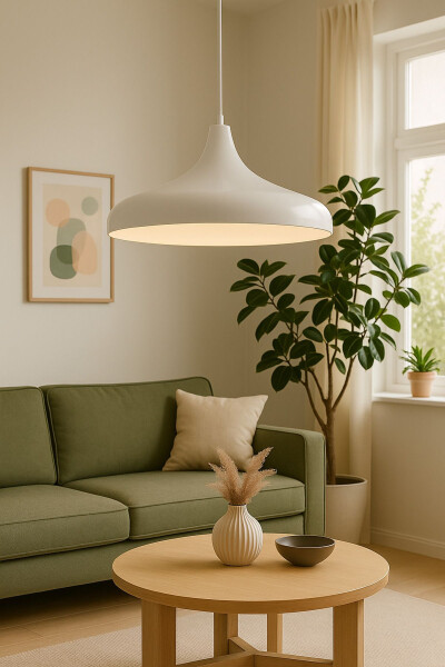 Retro Rustic Model Modern Metal Single White Pendant Light Cafe - 6