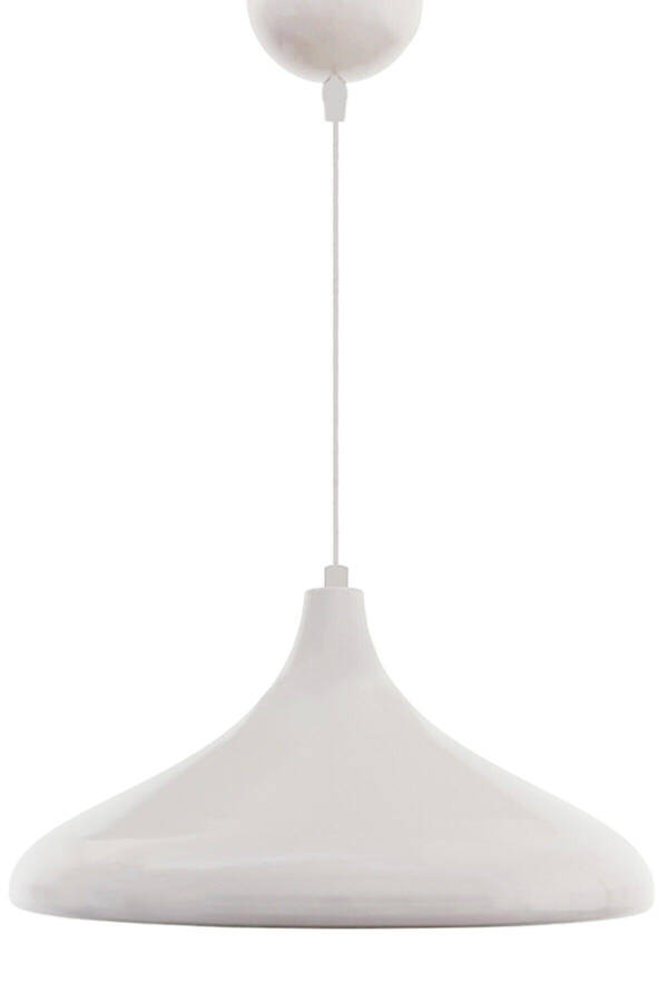 Retro Rustik Model Zamonaviy Metall Bir Qismli Oq Rangli Osiladigan Chandelier Cafe - 2