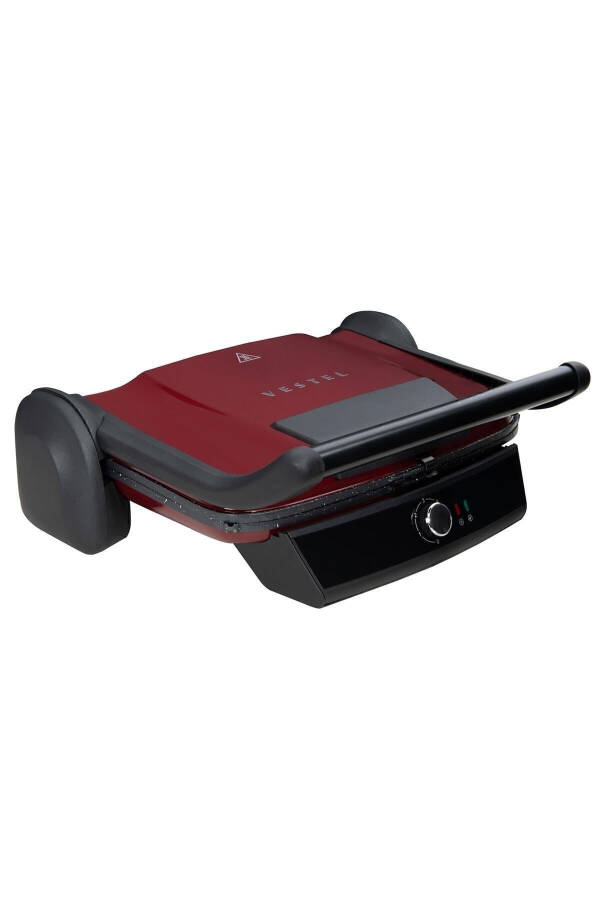 Retro T7000 Electric Grill and Toaster, Burgundy - 15