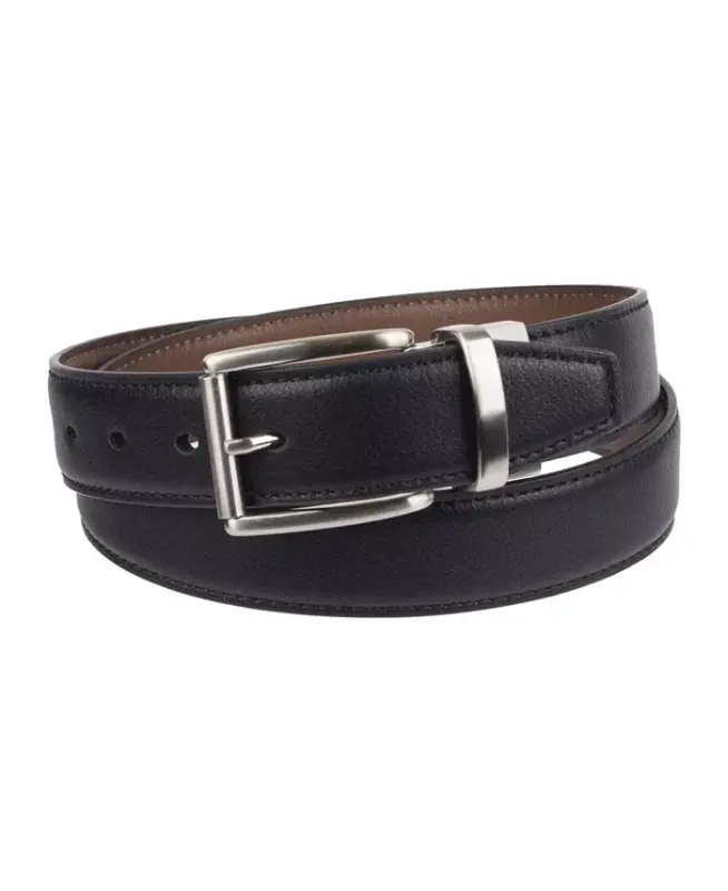 Reversible Dress Men's Belt with Comfort Stretch-Black/Cognac - DOCKERS