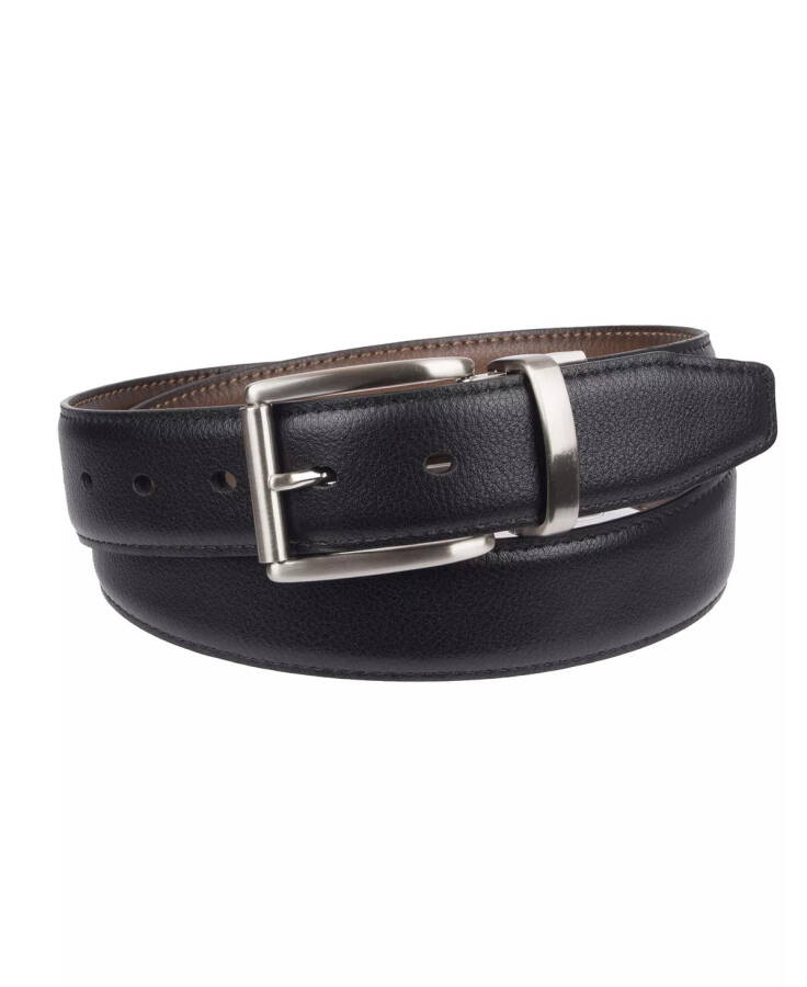 Reversible Dress Men's Belt with Comfort Stretch Brown/Black - 2