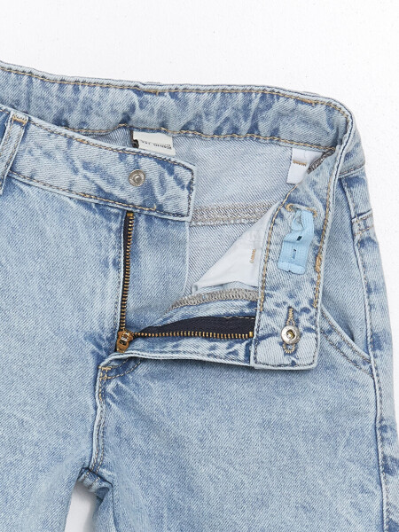 Reversible Sequin Girls Jean Shorts - 8