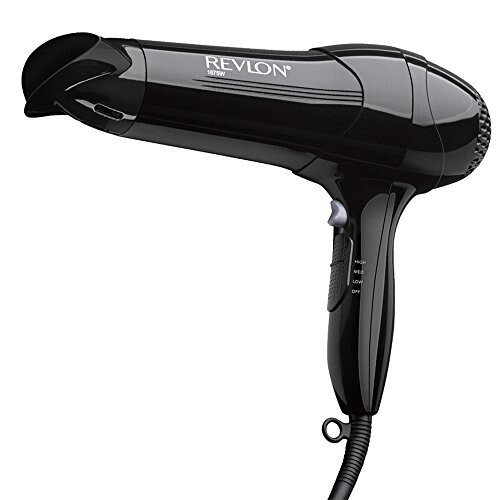 Revlon 1875 Watt Full-Size Turbo Dryer, Black - 1