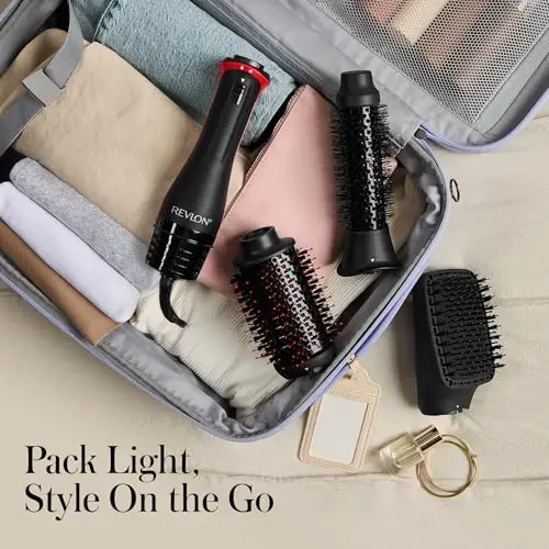 REVLON 3-in-1 Multi-Styler, Blow Dryer Brush, Blowout and Hair Straightener Brush in One to Dry, Curl, Smooth, Shape and Volumize Hair for Gorgeous Salon Blowouts - 5