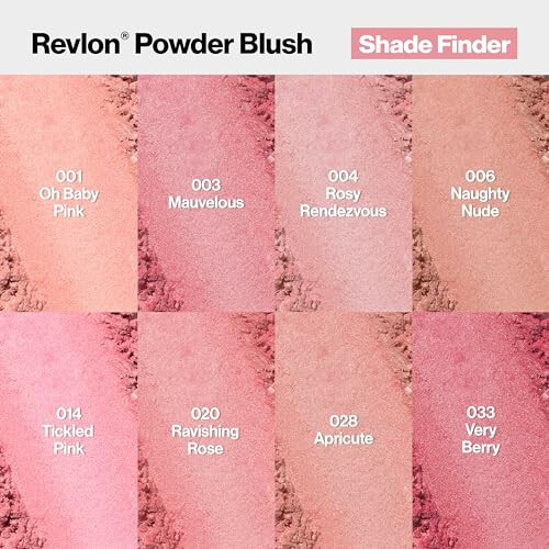 Revlon Blush, Puder Blush Face Makeup, High Impact Buildable Color, Lightweight & Smooth Finish, 004 Rosy Rendezvous, 5 gr - 5