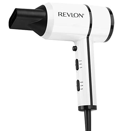 Revlon Crystal C + Ceramic Compact Hair Dryer | Long-Lasting Shine and Less Frizz - 1