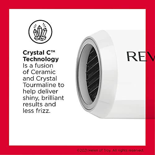 Revlon Crystal C + Ceramic Compact Hair Dryer | Long-Lasting Shine and Less Frizz - 2