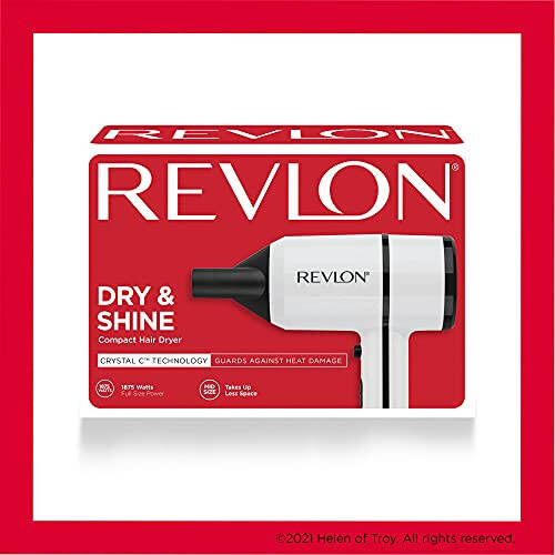 Revlon Crystal C + Seramik Kompakt Saç Kurutma Makinesi | Uzun Süreli Parlaklık ve Daha Az Elektriklenme - 6