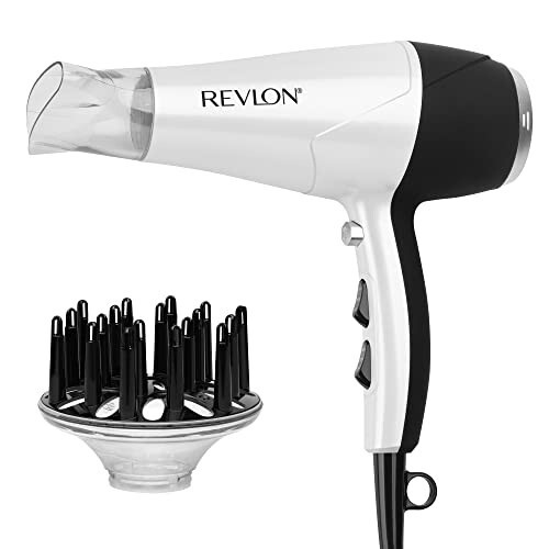 REVLON Infrared Hair Dryer | 1875 Watts of Lift, Body, and Volume (White) - 1