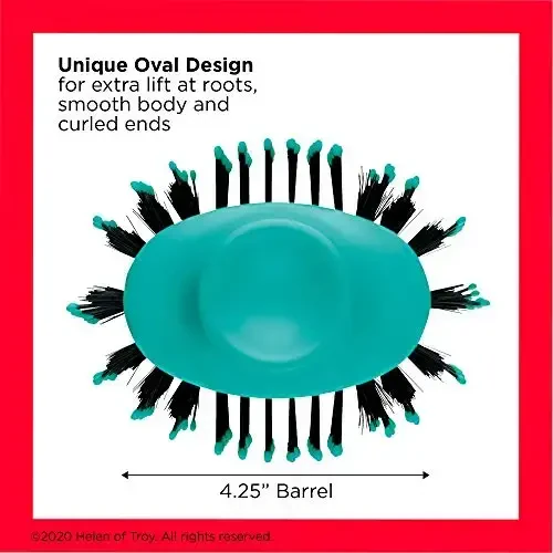 REVLON One Step Hair Dryer And Volumizer Hot Air Brush, Turquoise Volumizer, 1 Count - 3