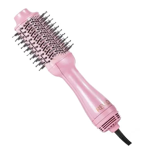 Revlon One-Step Volumizer Hair Dryer and Styler for Easy Salon-Style Blowouts, Revlon Blow Dry Brush for All Hair Types and Lengths, 10th Anniversary Pink Fizz (Limited Edition) - HELEN OF TROY