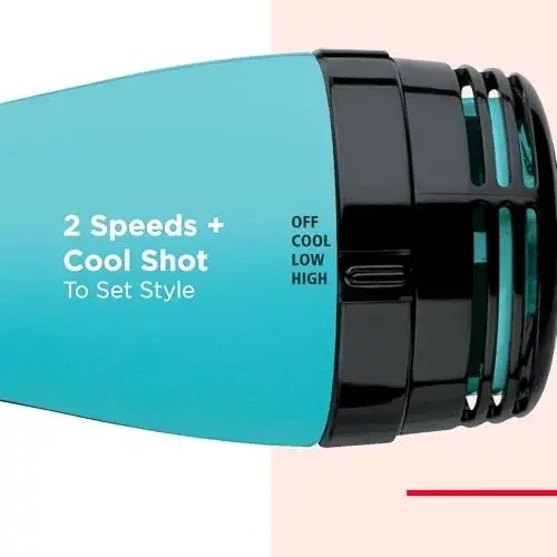 REVLON One-Step Volumizer Original 1.0 Hair Dryer and Hot Air Brush, Mint - 5