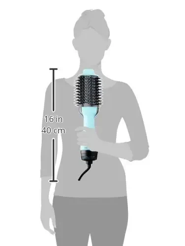 REVLON One-Step Volumizer Original 1.0 Hair Dryer and Hot Air Brush, Mint - 3