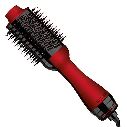 REVLON One-Step Volumizer Original 1.0 Hair Dryer and Hot Air Brush, Red - 1