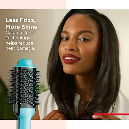 REVLON One-Step Volumizer Original 1.0 Soch quritgich va issiq havo cho'tkasi, yalpiz - HELEN OF TROY (1)