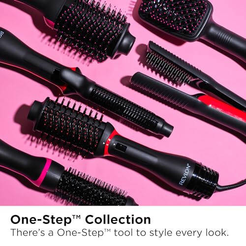 REVLON One Step Volumizer PLUS Фен-щетка для волос | Больше объема, меньше повреждений и больше контроля над укладкой для легкой и быстрой укладки в салоне, а также удобство в путешествии (черный) - 12