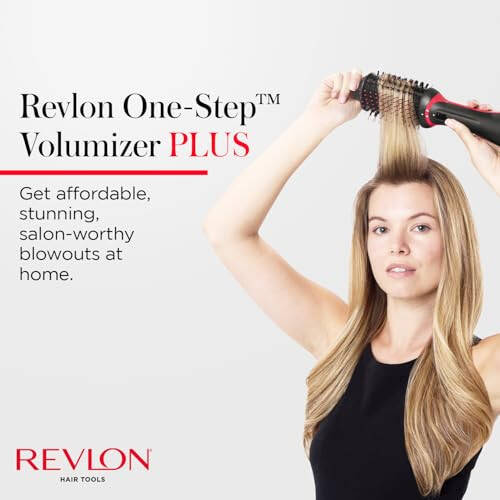 REVLON One Step Volumizer PLUS Saç Kurutma Makinesi ve Şekillendirici | Daha Fazla Hacim, Daha Az Hasar ve Daha Kolay ve Hızlı Salon Tarzı Kurutma İçin Daha Fazla Şekillendirme Kontrolü, Ayrıca Seyahat Dostu (Siyah) - 3