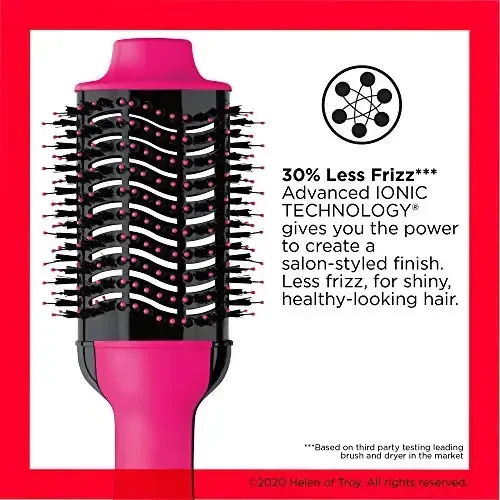 Revlon Revlon One-step Hair Dryer and Volumizer Hot Air Brush, Pink, 1 count - REVLON (1)
