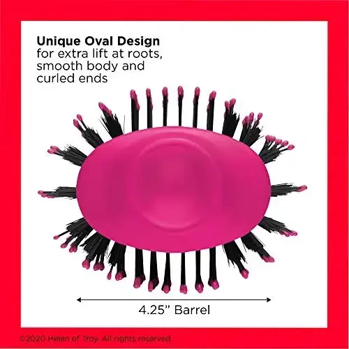 Revlon Revlon One-step Hair Dryer and Volumizer Hot Air Brush, Pink, 1 count - 3