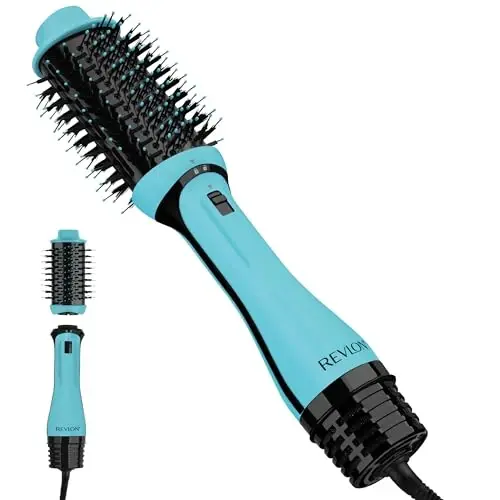 REVLON One Step Volumizer Plus Hair Dryer and Styler | More Volume, Less Damage, and More Styling Control for Easy and Fast Salon-Style Blowouts, Plus Travel Friendly (Mint) - 1