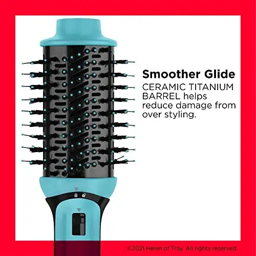 REVLON One Step Volumizer Plus Hair Dryer and Styler | More Volume, Less Damage, and More Styling Control for Easy and Fast Salon-Style Blowouts, Plus Travel Friendly (Mint) - 2