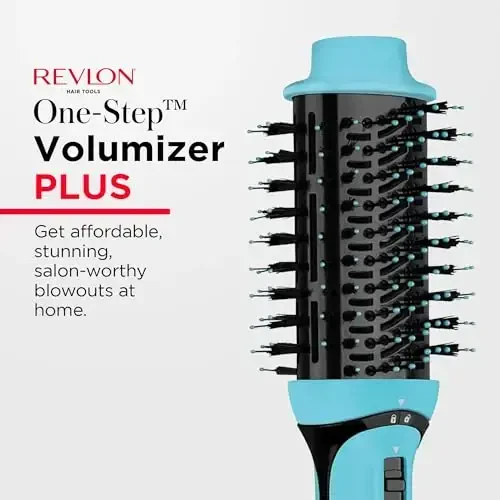 REVLON One Step Volumizer Plus Hair Dryer and Styler | More Volume, Less Damage, and More Styling Control for Easy and Fast Salon-Style Blowouts, Plus Travel Friendly (Mint) - 3