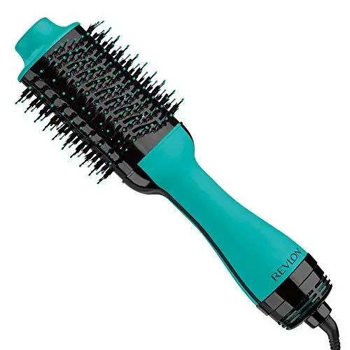 REVLON One Step Hair Dryer And Volumizer Hot Air Brush, Turquoise Volumizer, 1 Count - REVLON