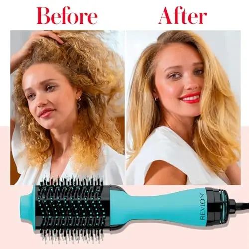 REVLON One-Step Hair Dryer And Volumizer Hot Air Brush, Mint, Mint Volumizer, 1 Count - 7