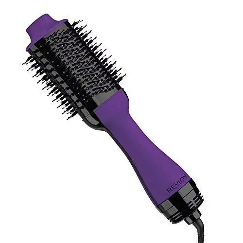 Revlon one-step hair dryer & volumizer hot air brush, purple - 1