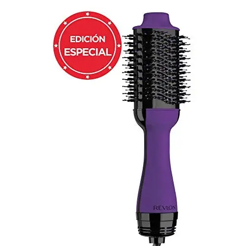 Revlon one-step hair dryer & volumizer hot air brush, purple - 2