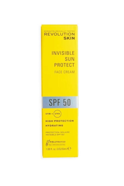 REVOLUTION SKINCARE INVISIBLE SUNSCREEN SPF50 50ML - 1