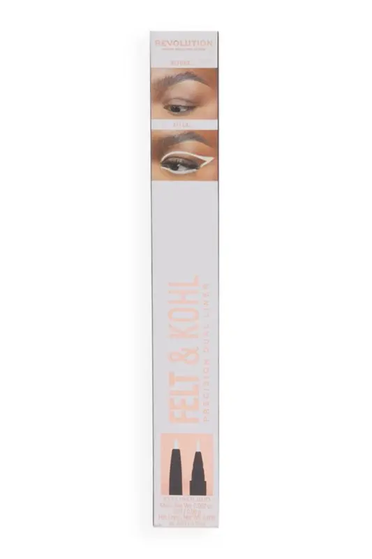 REVOLUTION WHITE EYELINER FELT AND KOHL - 4