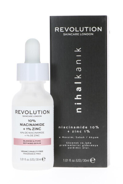Revolutıon X Nıhal 10% Niacin & 1% Zinc Serum 30ml - REVOLUTİON SKİNCARE