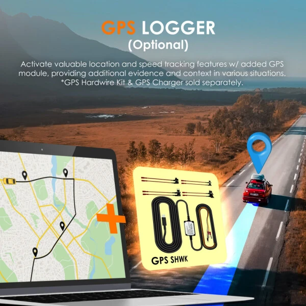 Rexing RH2-3 Uch kanalli avtomobil kamerasi – 2,5K old va ikkita 1080p orqa kameralar Wi-Fi va ixtiyoriy GPS bilan - 8