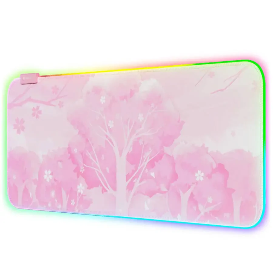 RGB Gaming Mouse Pad Pink(31.5