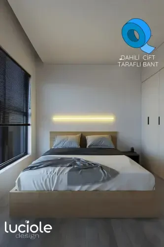 Rgb Led Abajur Aplik Gece Lambası Lambader Renkli Uzaktan Kumandalı Işık - Ledtube12-RGB4 - 4