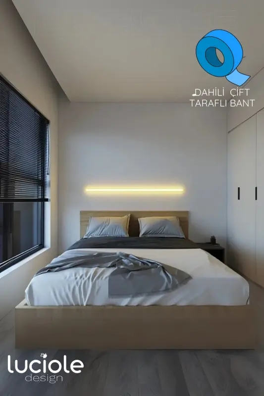 Rgb Led Abajur Aplik Gece Lambası Lambader Renkli Uzaktan Kumandalı Işık - Ledtube12-RGB4 - 4