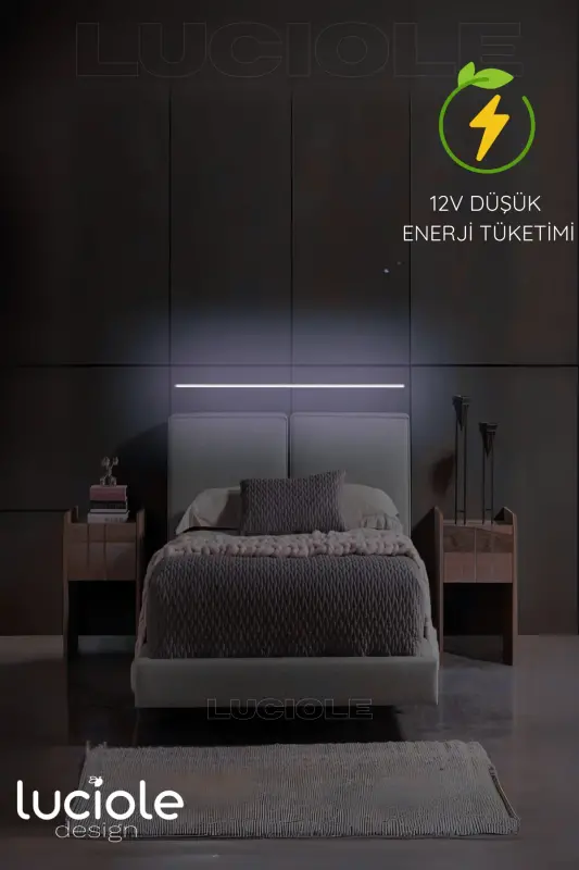 Rgb Led Abajur Aplik Gece Lambası Lambader Renkli Uzaktan Kumandalı Işık - Ledtube4 - RMAVİ - 3