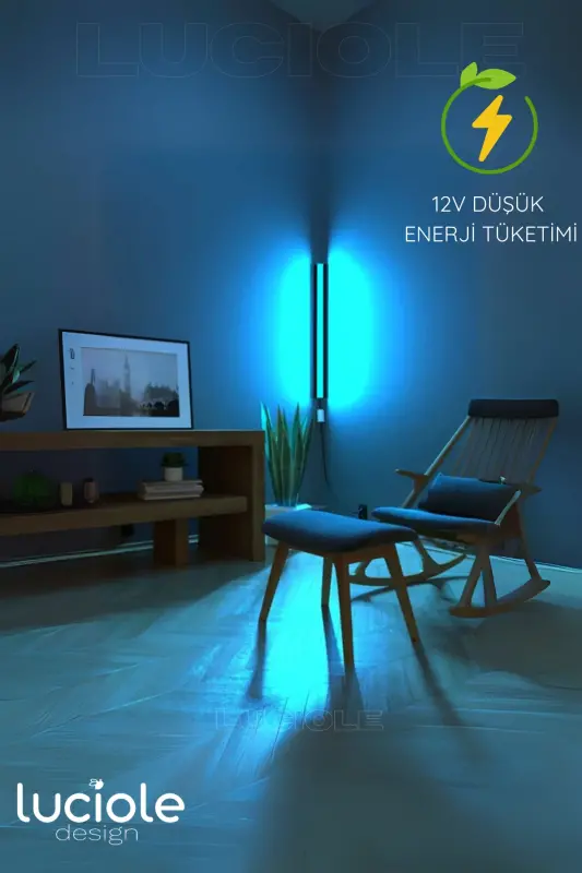 Rgb Led Абажур Апплик Ночник Торшер Цветной С Пультом Дистанционного Управления Свет - Ledtube9-rgb1 - 3