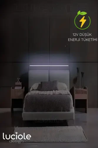 Rgb Led Bedside Lamp Wall Light Night Lamp Floor Lamp Colorful Remote Controlled Light - Ledtube5-MAVİ1 - 3