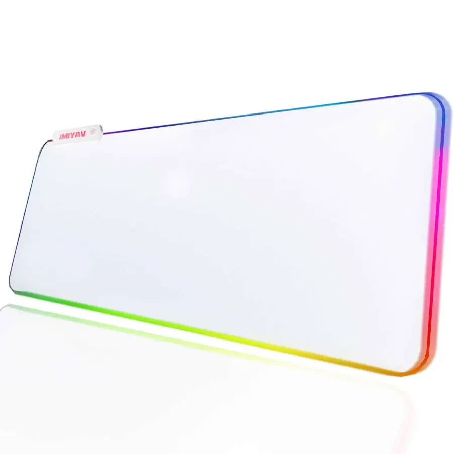 RGB yorug'likli, sirpanmaydigan kauchuk taglikli, katta o'lchamli (31.5x12 dyuym) o'yin sichqoncha pedi. O'yinchi uchun juda mos keladi! - 6